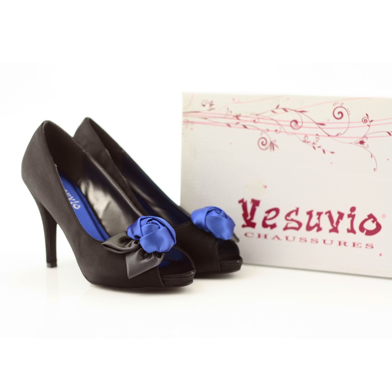 Décolleté nere McArthur 11bk da donna nero blu 5