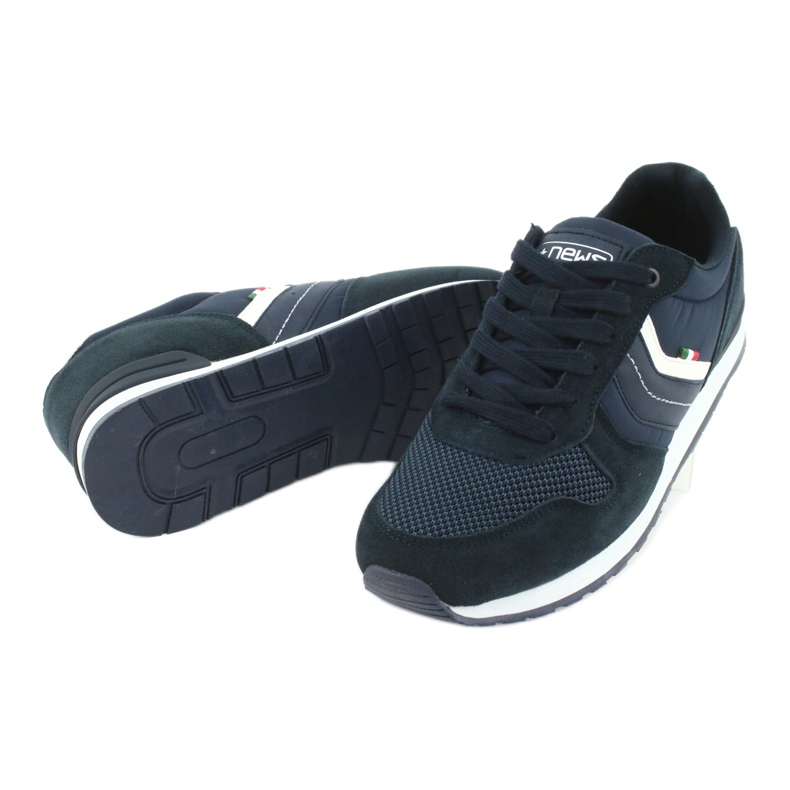 NEWS NOVITÀ scarpe sportive da uomo 20MN20-2150 bianco blu navy 3