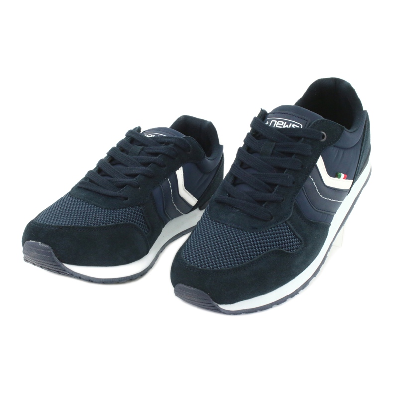 NEWS NOVITÀ scarpe sportive da uomo 20MN20-2150 bianco blu navy 2