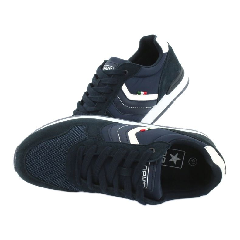 NEWS NOVITÀ scarpe sportive da uomo 20MN20-2150 bianco blu navy 4