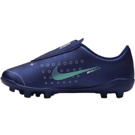 Nike Mercurial Vapor 13 Club Mds Mg PS (V) Jr CJ1149 401 scarpe da calcio blu navy 2