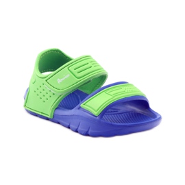 Sandali American Club per l'acqua blu verde 1