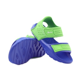 Sandali American Club per l'acqua blu verde 3