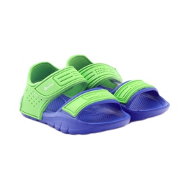 Sandali American Club per l'acqua blu verde 4