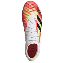 Scarpe da calcio Adidas Predator Dracon 20.1 Fg M EG1599 multicolore bianco 2