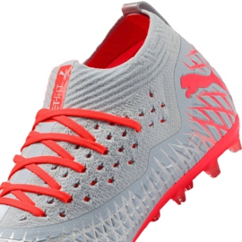 Scarpe da calcio Puma Future 4.2 Netfit Mg M 105681-01 argento 2