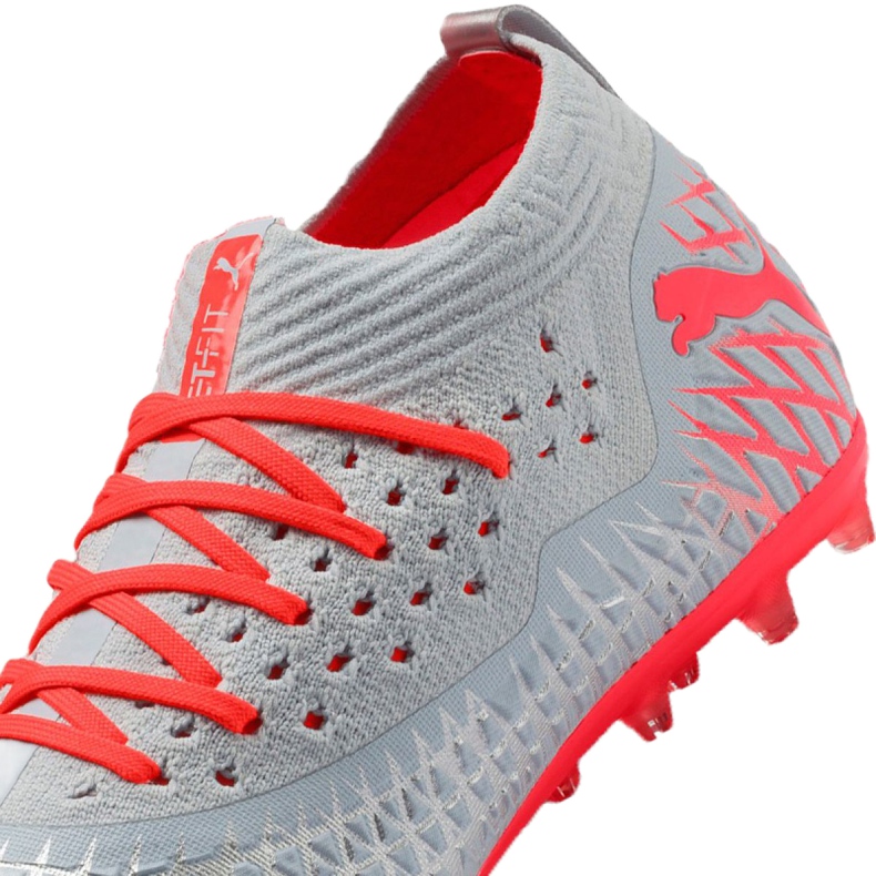 Scarpe da calcio Puma Future 4.2 Netfit Mg M 105681-01 argento 2