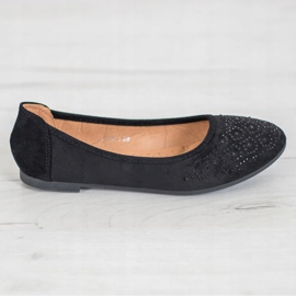 Diamantique Ballerina Classica Con Cristalli nero 2