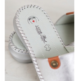 J. Star Pantofole casual in ecopelle grigio 1