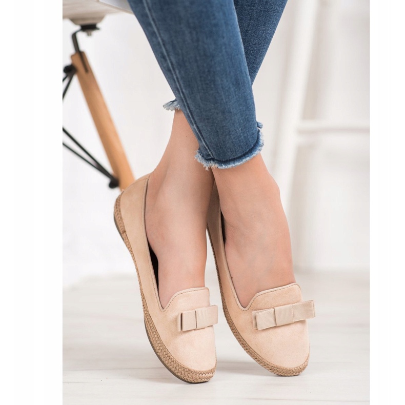 Signori classici con un arco VINCEZA beige 2