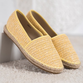 SHELOVET Espadrillas Intrecciate Gialle giallo 2