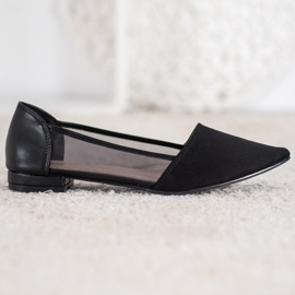 Evento Ballerine Nere Con Rete nero 1