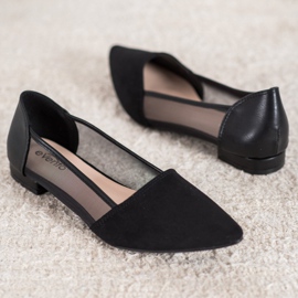 Evento Ballerine Nere Con Rete nero 2