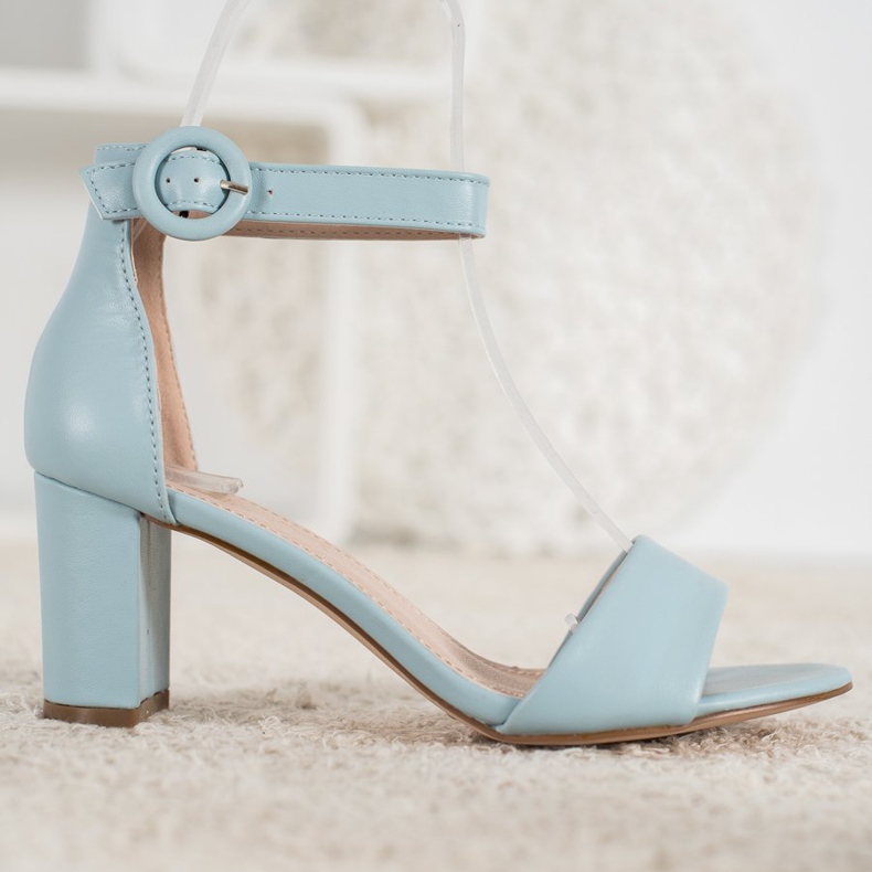 Evento Sandali classici con tacco alto blu 2
