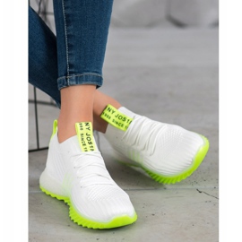 Evento Sneakers Con Suola Neon bianco 1