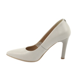 Arka Comodi pompe da donna in pelle 5254 beige grigio 1