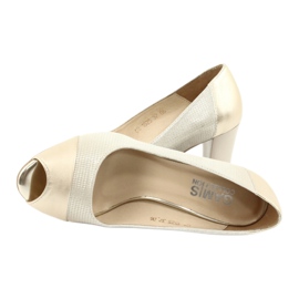 Navette open toe Gamis 1525 beige d'oro 4