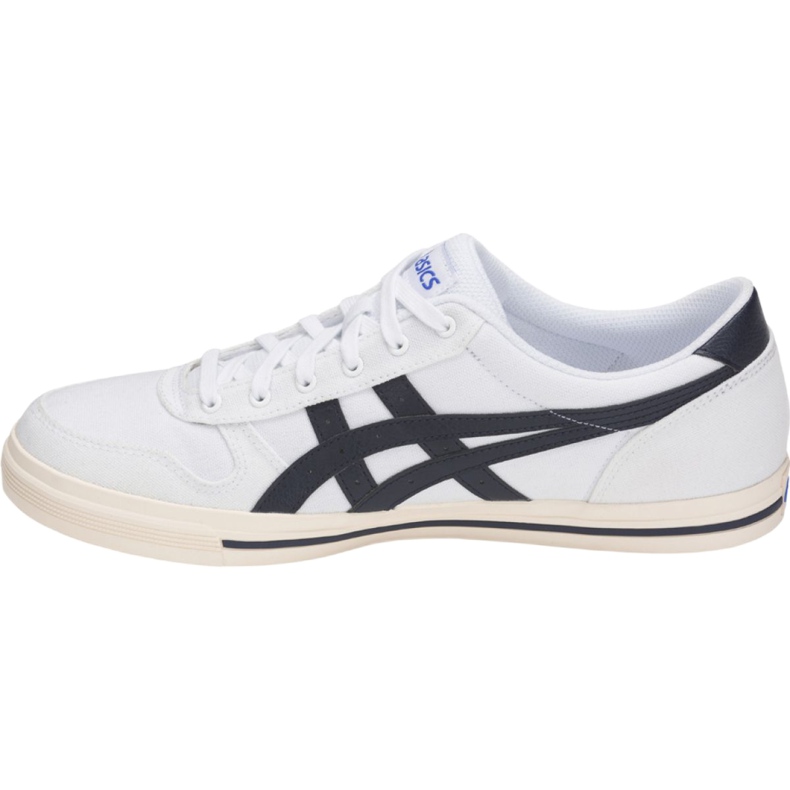 Asics Aaron M 1201A008 101 scarpe bianca blu navy 5