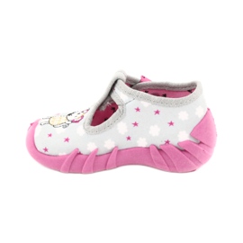 Scarpe per bambini Befado 110P382 rosa grigio 1