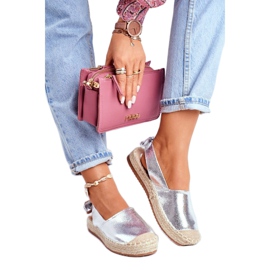 FRJ Espadrillas Contour Argento da donna grigio 2