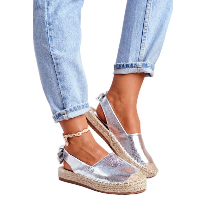 FRJ Espadrillas Contour Argento da donna grigio 1
