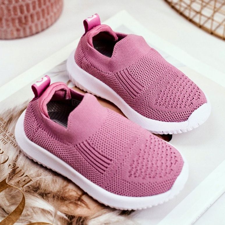 Apawwa Scarpe Sportive Bambino Slip-On Rosa Eltros 2