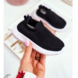 Apawwa Scarpe Sportive Bambino Slip-On Nere Eltros nero 1
