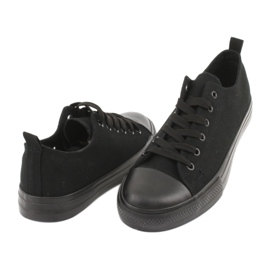 American Club Sneaker femminili legate LH17/22 Black nero 3