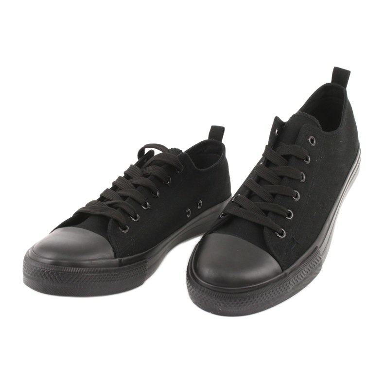 American Club Sneaker femminili legate LH17/22 Black nero 2