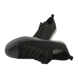 American Club Sneaker femminili legate LH17/22 Black nero 5