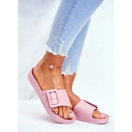 Pantofole da Donna Big Star con Fibbia Rosa FF274A387 1