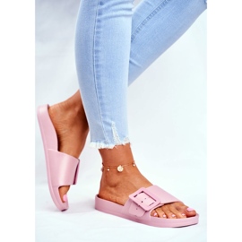 Pantofole da Donna Big Star con Fibbia Rosa FF274A387 2