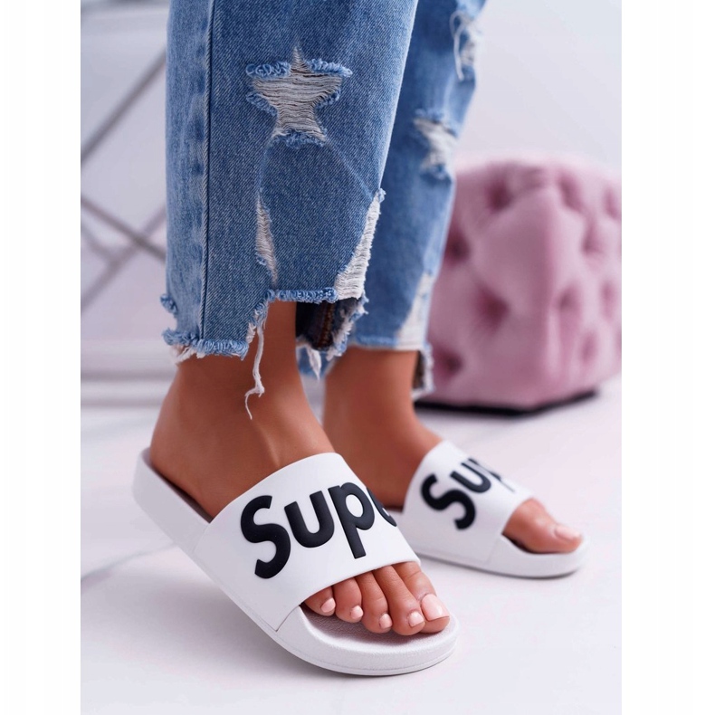 PS1 Pantofole da donna bianche Super Losaria bianca 1