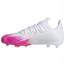 Scarpe da calcio Adidas X 19.3 Fg Jr EG7150 multicolore bianca 1