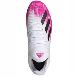 Scarpe da calcio Adidas X 19.3 Fg Jr EG7150 multicolore bianca 2