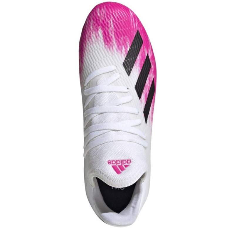Scarpe da calcio Adidas X 19.3 Fg Jr EG7150 multicolore bianca 2