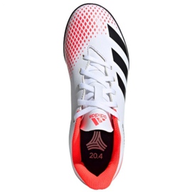 Scarpe da calcio Adidas Predator 20.4 FxG Jr EG0933 multicolore bianco 1