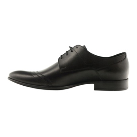 Scarpe basse da uomo in pelle Pilpol 1099 nere nero 3