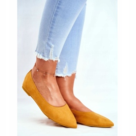 PS1 Ballerine Donna Eco-Suede Giallo Bellissima 1