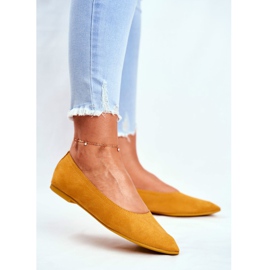 PS1 Ballerine Donna Eco-Suede Giallo Bellissima 2