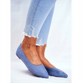 SEA Ballerine Donna Eco-Suede Blu Bellissima 1