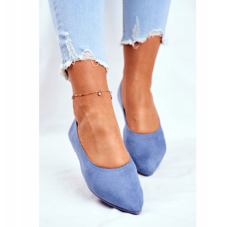 SEA Ballerine Donna Eco-Suede Blu Bellissima 2