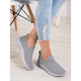 Super Mode Scarpe sportive slip-on grigio 1