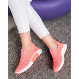 SHELOVET Scarpe sportive traforate rosa 1