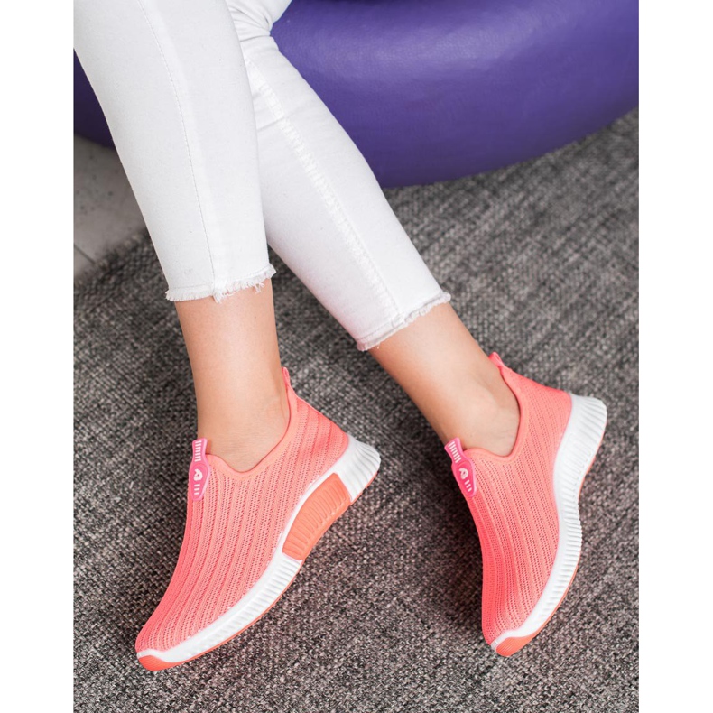 SHELOVET Scarpe sportive traforate rosa 1