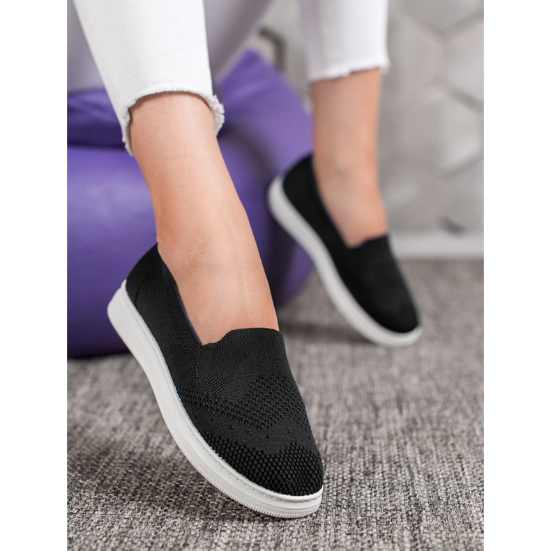 Via Giulia  Slipon sulla piattaforma nero 1