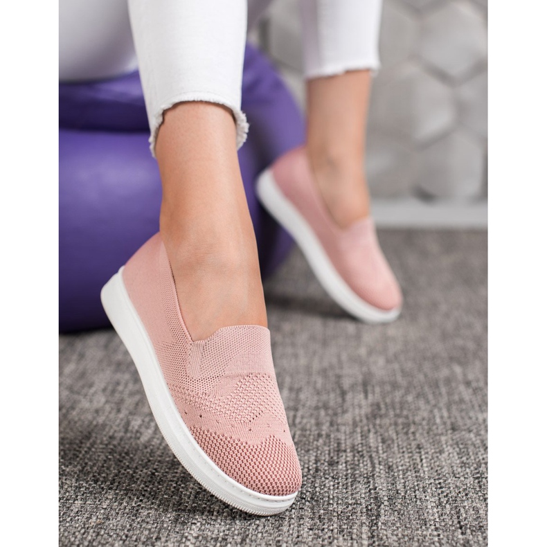Via Giulia  Slipon sulla piattaforma rosa 1