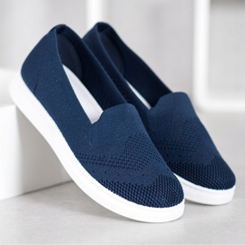 Via Giulia  Slipon sulla piattaforma blu 2