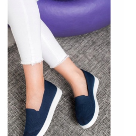 Via Giulia  Slipon sulla piattaforma blu 1