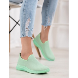 Super Mode Scarpe sportive slip-on verde 1